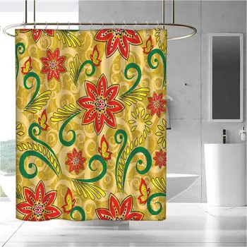 

Hotel Quality Polyester Shower Curtain Shower and Bathtub