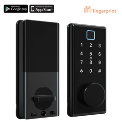 Serrure intelligente Bluetooth sans clé RFID, verrouillage automatique par empreinte digitale, pour porte, entrée en mode canal, confidentialité au bureau, numérique 