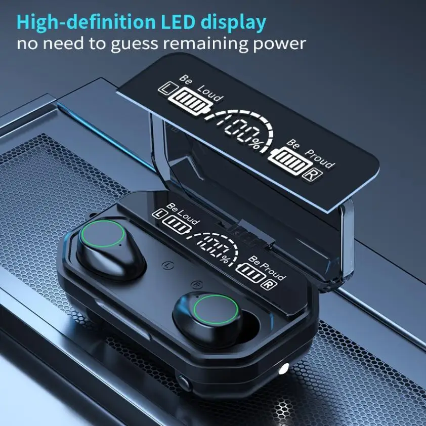 A16 Sports Wireless Headphones Bluetooth 5 0 Earphone Mini Hifi Stereo Earbuds with Mic TWS Headset for Android IOS Mobile Phone