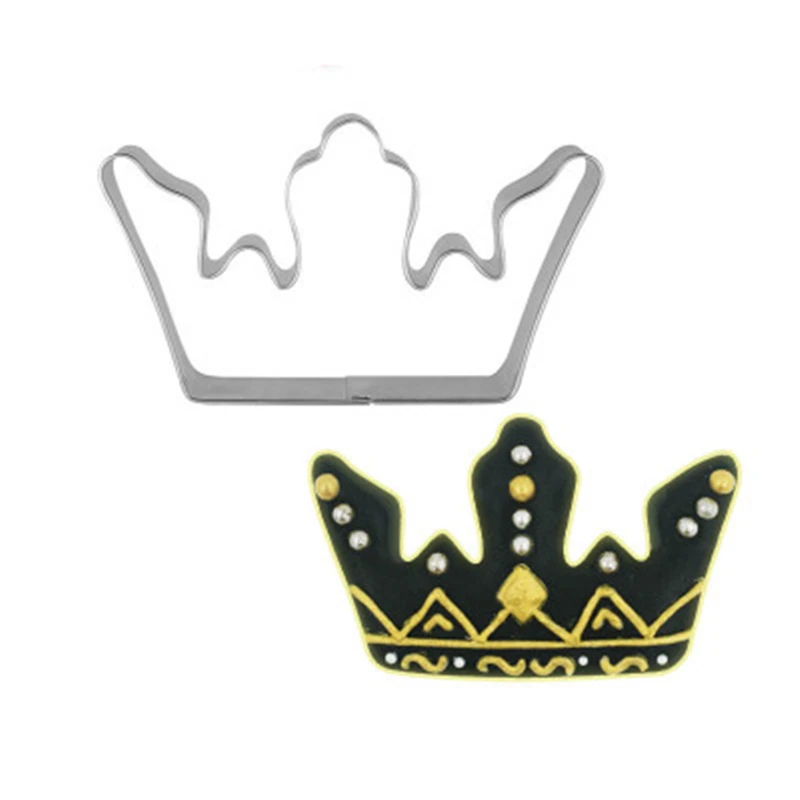 Форма для печенья Корона флакон духов Радужная форма нож из нержавеющей стали