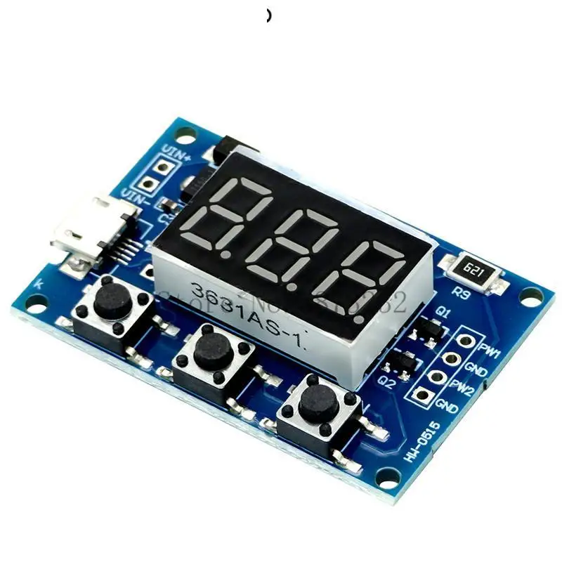 Постоянный ток 5-30V микро USB 5V Мощность независимый генератор PWM 2 канала