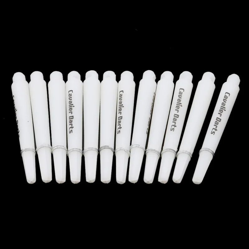 

12pcs/lot Outdoor Sports Accessory Dart 2BA Transparent PC Dart Shafts For Steel Soft Dart With Dart Shaft Stainless Steel Rings