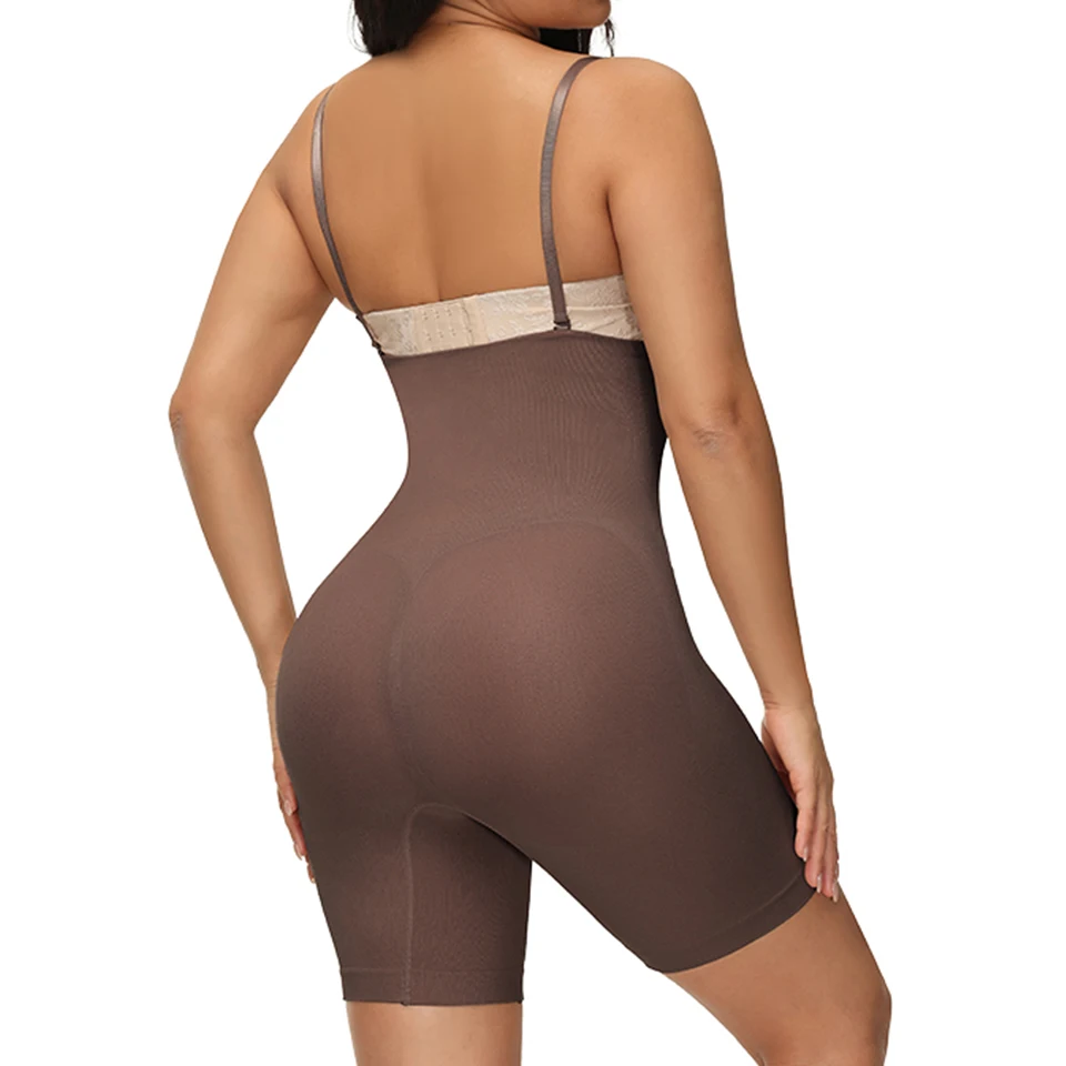 low back shapewear Women Shapewear Bodysuits Firm Tummy Control Full Body Shaper Slimming Bodysuit Corrective Underwear Waist Trainer Thigh Slimmer tummy control shapewear