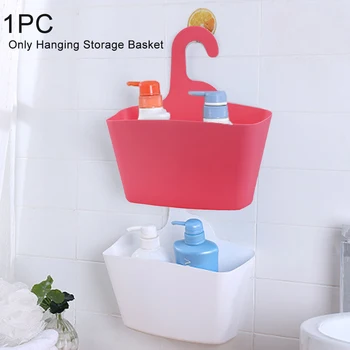 

Storage Basket Sundries Drain Keep Tidy Hanging Organizer Stackable Kitchen Shampoo Holder Bathroom Shower Dormitory Rack Home