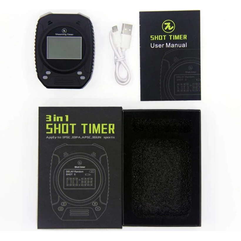 Precision Shot Timer for Dry Fire Training: Ideal for Gun Shot, Hunting, USPSA, IPSC, IDPA, 3 Guns, Steel Challenge Description Image.This Product Can Be Found With The Tag Names Shot timer, Sports Entertainment