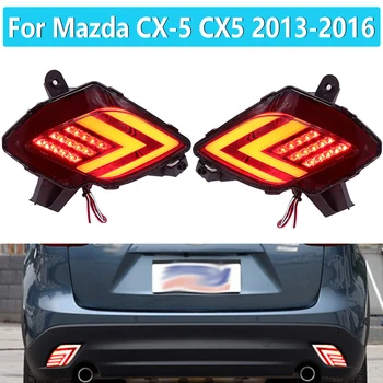 

1 Pair Car Tail Light Rear Bumper Light Rear Fog Lamp Brake Light LED Reflector For Mazda CX-5 CX5 2013 2014 2015 2016