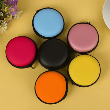 

Portable Earphone Case Bags Anti-Knock EVA Earphones Storage Carrying Cover Pouch Small Size Universal Shockproof Box Protective