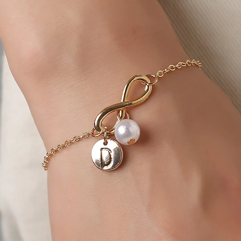 

Letter Bracelet Accesorios Mujer Femme Pulseras Moda 2019 Friendship Bracelets Luxury Regalos Para Wholesale Pearl Jwelry Women