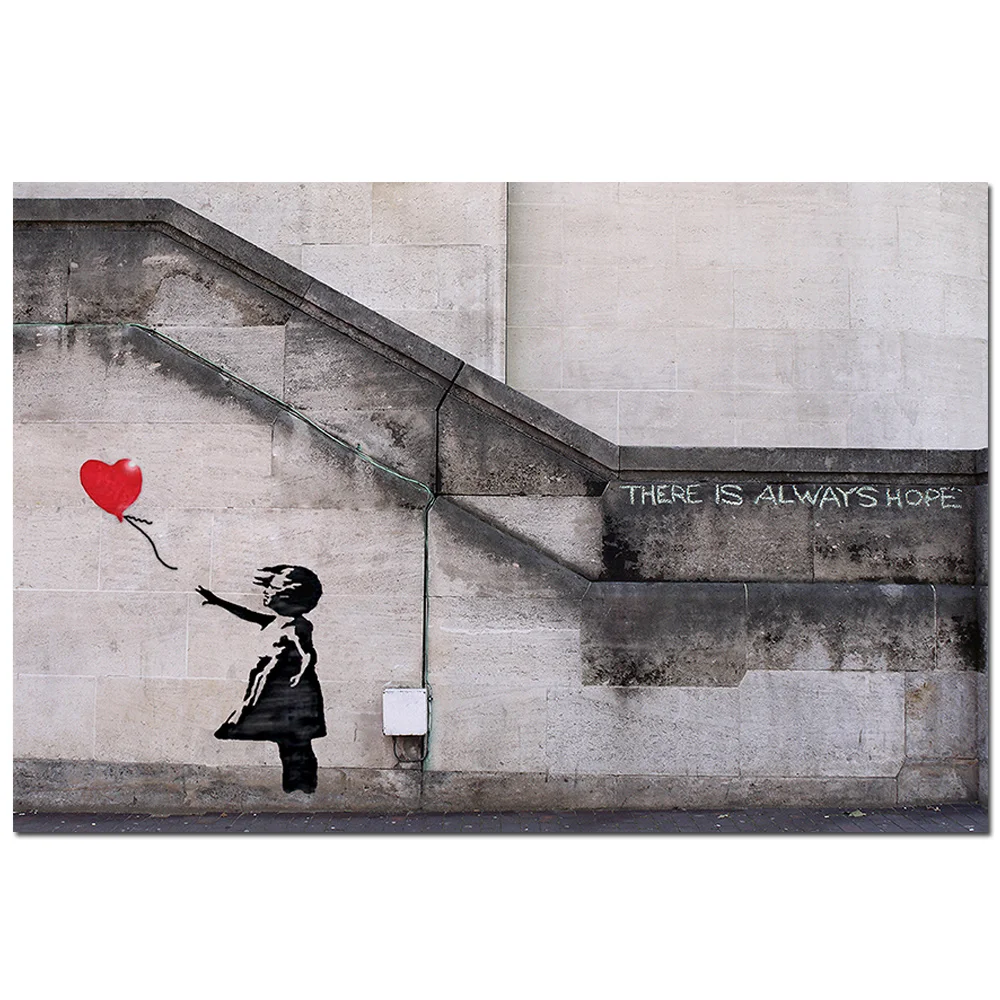Street Art Painting Graffiti Life Is Short Hope Dream Abstract Posters and Wall Paintings Pictures for Decoration Cuadros | Дом и сад
