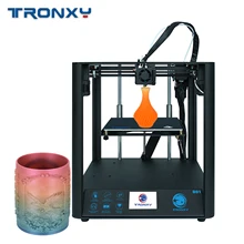 Tronxy D01 3D Drucker Stille Mainboard Linearführungsschiene Core XY Struktur 3,5 in Farbe TouchScreen 220*220*220mm Lebenslauf Druck
