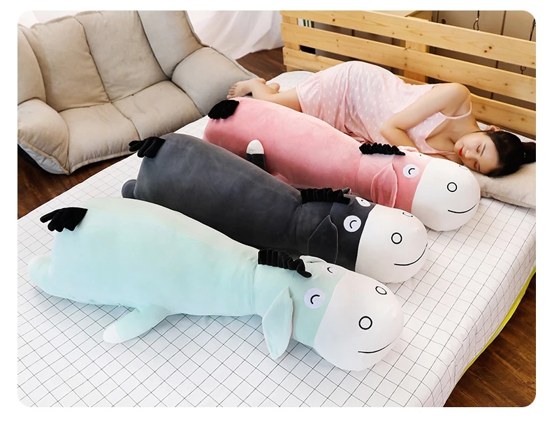 new cute donkey doll plush toy giant cartoon animals donkey pillow for children's birthday gift decoration DY50744(3)