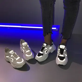 

2019 Hot New Women's Running Shoes Autumn Sneakers Athletic Woman Outdoor Sport Shoes Outdoor Zapatillas Mujer E31-82