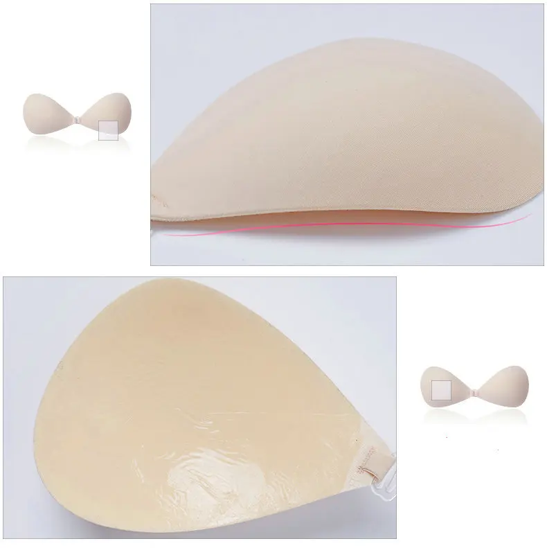 CXZD Seamless Self Adhesive Fly Bra Strapless Push Up Bra Wireless Stick On Sexy Lingerie Invisible Silicone Women Bra (9)
