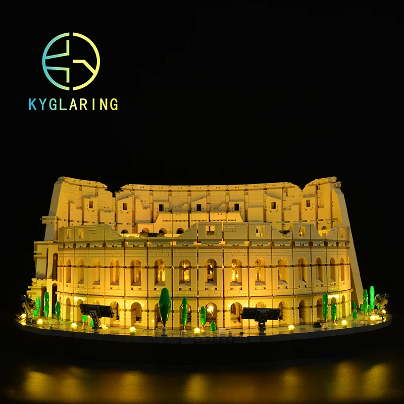 Kyglaring Led Light Kit Building Blocks Largest Ever Lego Set For LEGO 10276 Colosseum (Only Light Kit Included)
