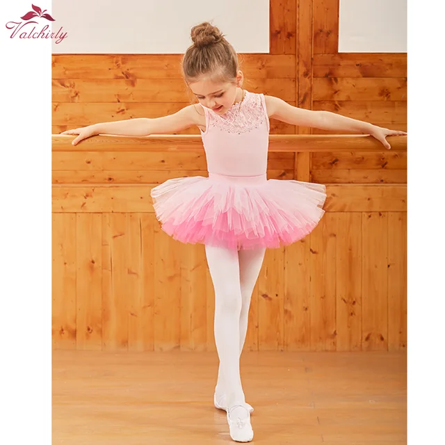 Vestito Da Ballo Bambina Con Paillettes E Tulle - Abito Danza Classica, Pattinaggio E Latino - Foto 6