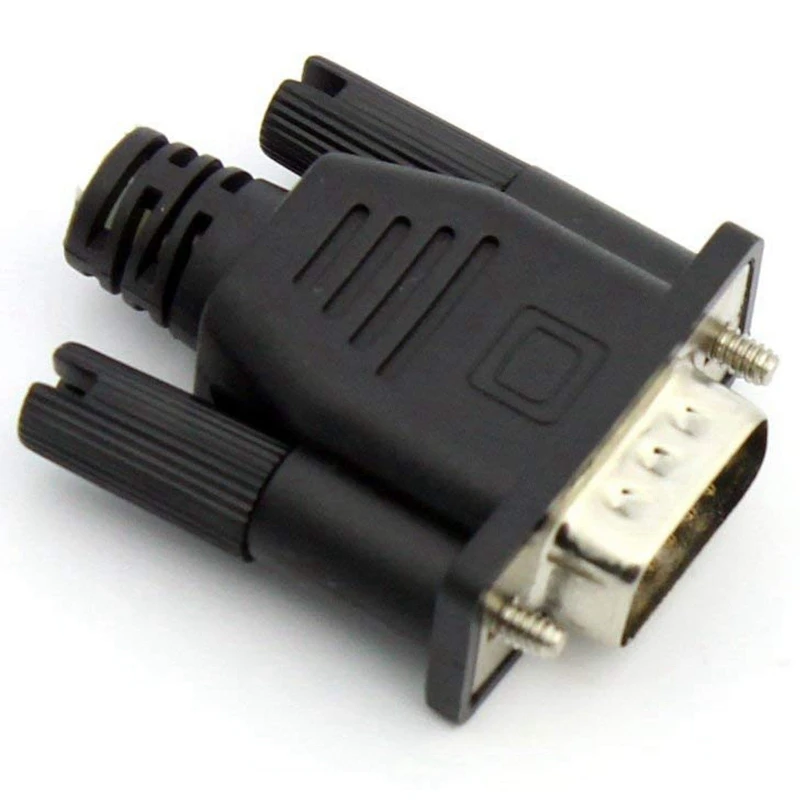 2 шт. VGA адаптер виртуального дисплея: 1 шт. HDMI DDC EDID пустышка штекер Безголовый призрак эмулятор отображения блокировочная пластина и 1 шт. мужской манекен