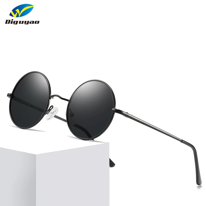 Дизайнерские мужские солнцезащитные очки, высокое качество, женские черные очки, круглые весенние поляризационные солнцезащитные очки gafas polarizadas de hombre