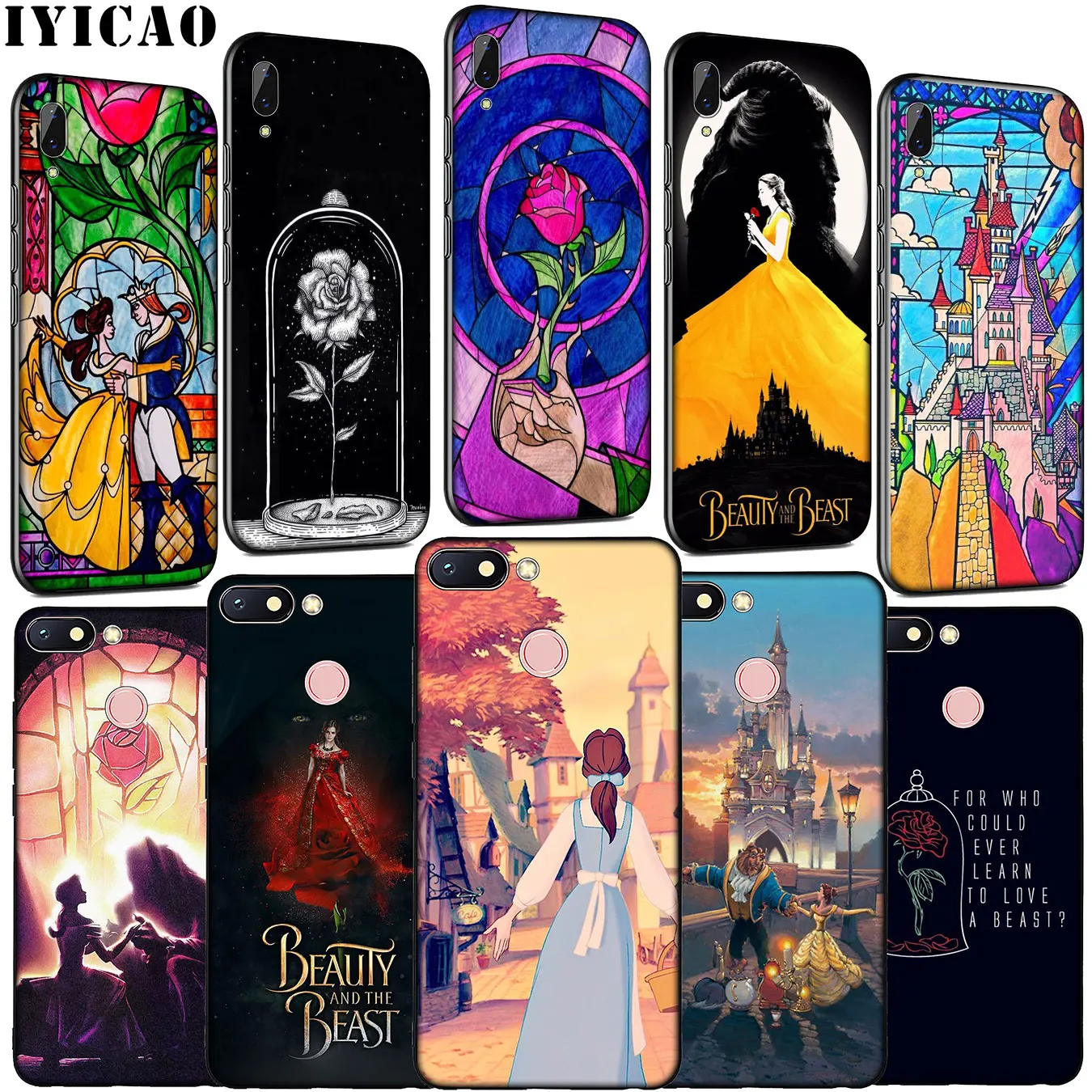 Мягкий силиконовый чехол Beauty and the Beast для телефона Xiaomi Redmi Note 8 8T 8A 7 7A 6 6A 5 5A K30 K20 Pro GO