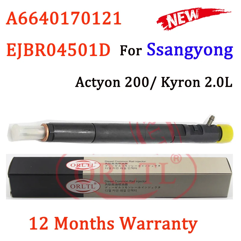 

New Diesel A6640170121 EJBR04501D 6640170121 New injector nozzle L244PBD valve 9308-622B For SSANGYONG Actyon Kyron Euro 4