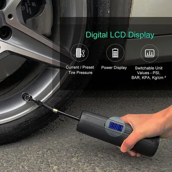 

Bike Air Pressure Pump Electric Inflator Bicycle Cycle Light Rechargeable Cordless Tire Pump Car Air Pressure casco ciclismo