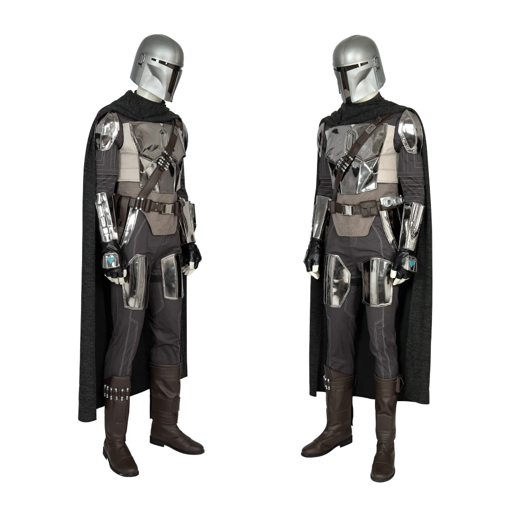 Custom Made Mandalorian Cosplay Costume with Superhero Battle Suit, Helmet & Fancy Outfit for Carnival, Halloween, and Star Wars-themed Events image 3