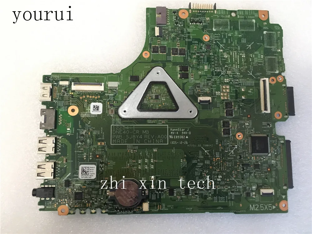 Yourui-placa-mãe para Laptop Dell 14r 3421 122041 Pwb: 5j8y4 Rev: A00 com I33217u Cpu Totalmente Testado - Imagem 3
