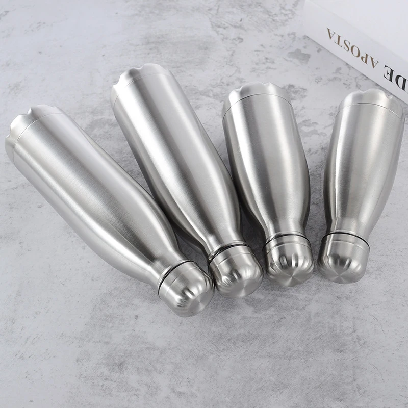 1000ml Sports Stainless Steel Water Bottle - Single Wall Insulated Vacuum Flask for Hot/Cold Water & Cola - Ideal for Kids and School Use image 4