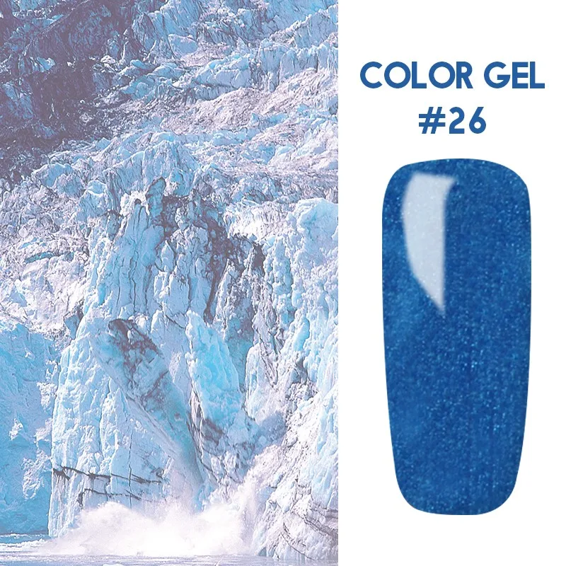 Ruhoya 5 мл Гель-лак для ногтей Hybrid UV для маникюра Off Gellak Белый Гель-лак для ногтей - Цвет: 26