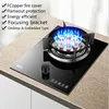Gas Stove Desktop Embedded 3D Combustion Technology Flameout Protection  Nine Hole Flame Household Cooking Single Stove 2