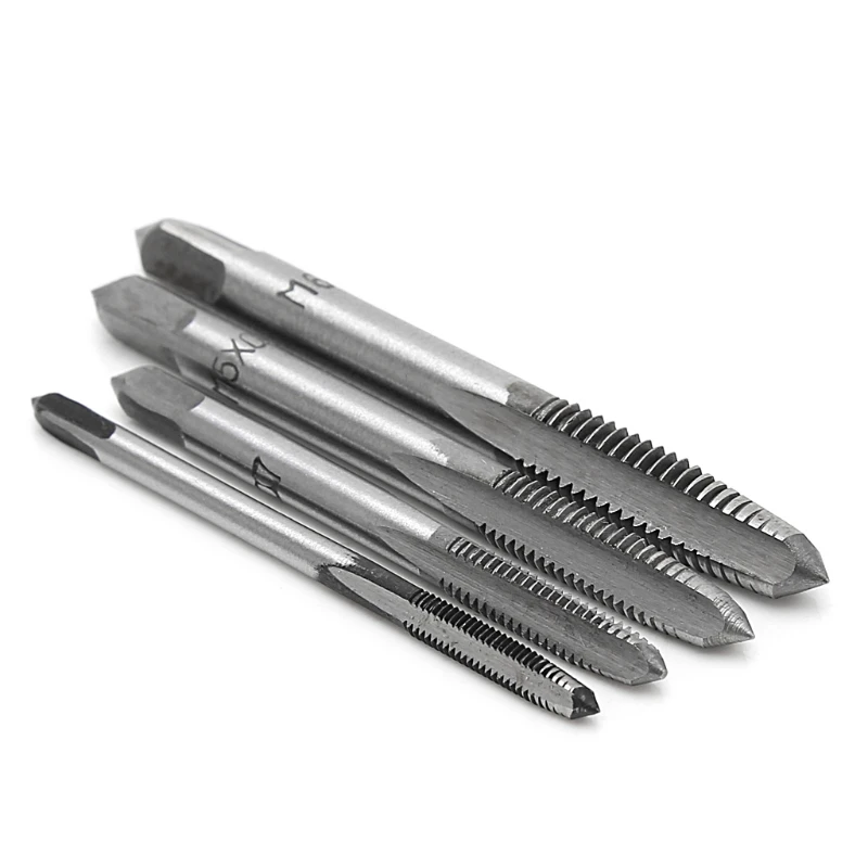 

5 Pcs T Type Hand Screw Thread Taps Drill Kit M3 M4 M5 M6 Set w/Wrench