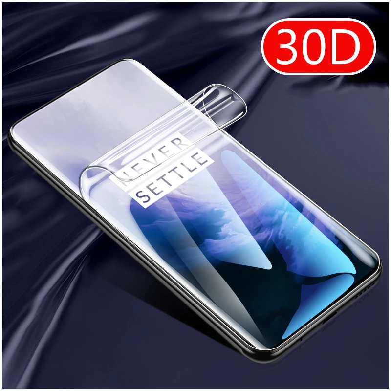 30D Гидрогелевая пленка для OnePlus 7T One Plus 6T 7 профессиональная защитная на 1 + Pro не