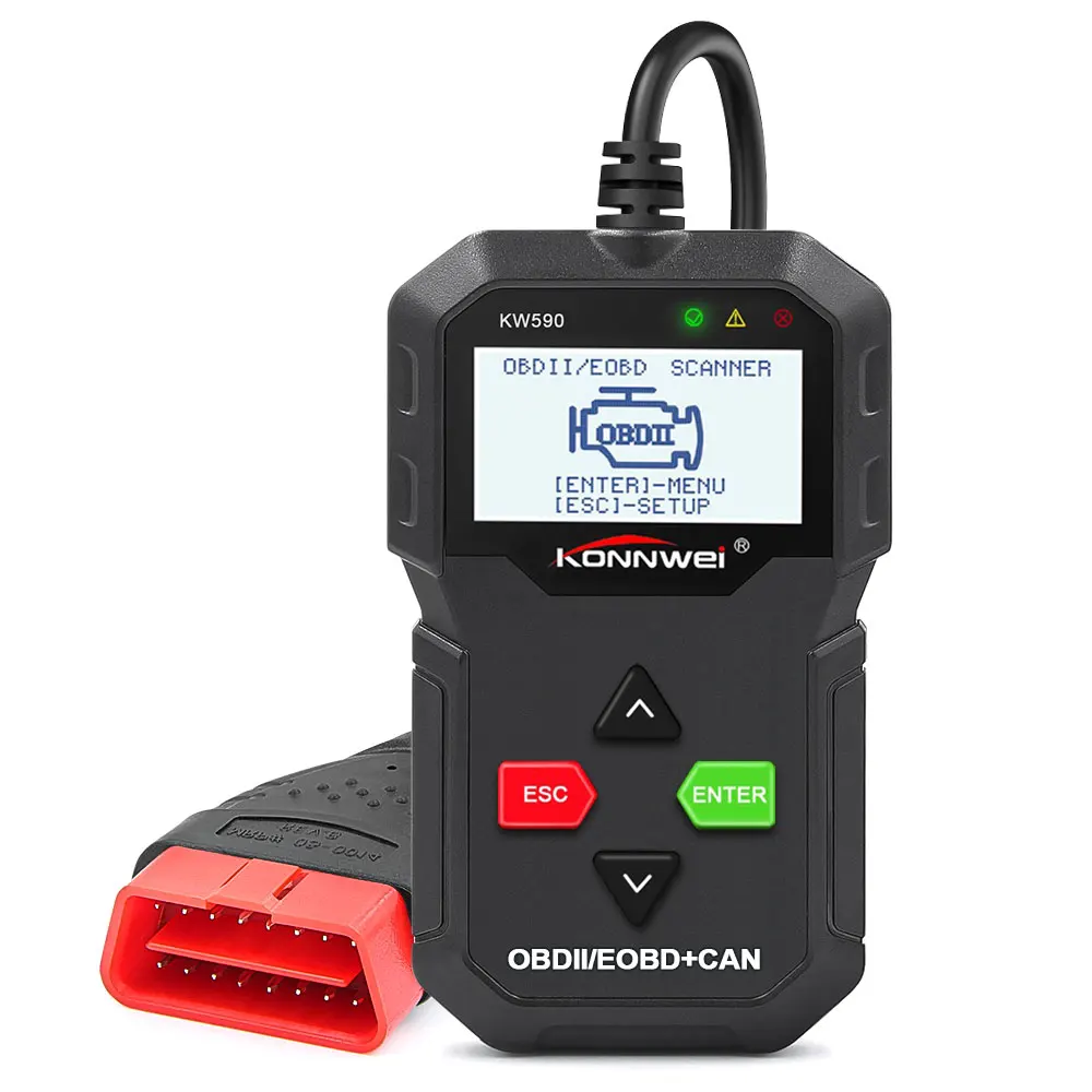 KONNWEI KW590 OBD2 сканер считыватель кодов бесплатное обновление OBD 2 OBD2 автомобильный диагностический инструмент ODB2 автомобильный KONNWEI KW590