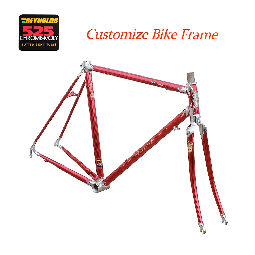 Road Bike Frame Reynolds 525 725 853 Chrome Molybdenum Steel Columbus