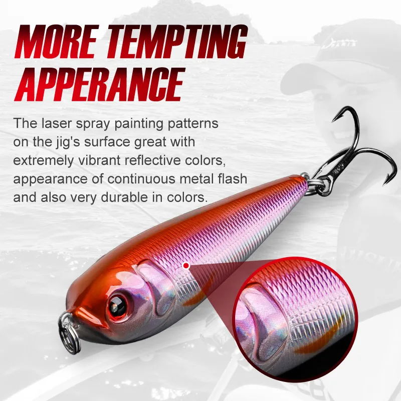 Dyy Stickbait Pencil Fishing Lure 9cm 18g Sinking Pencil Wobblers Long  Casting Artificial Hard Bait For Bass Pike Fishing Lures - Fishing Lures -  AliExpress