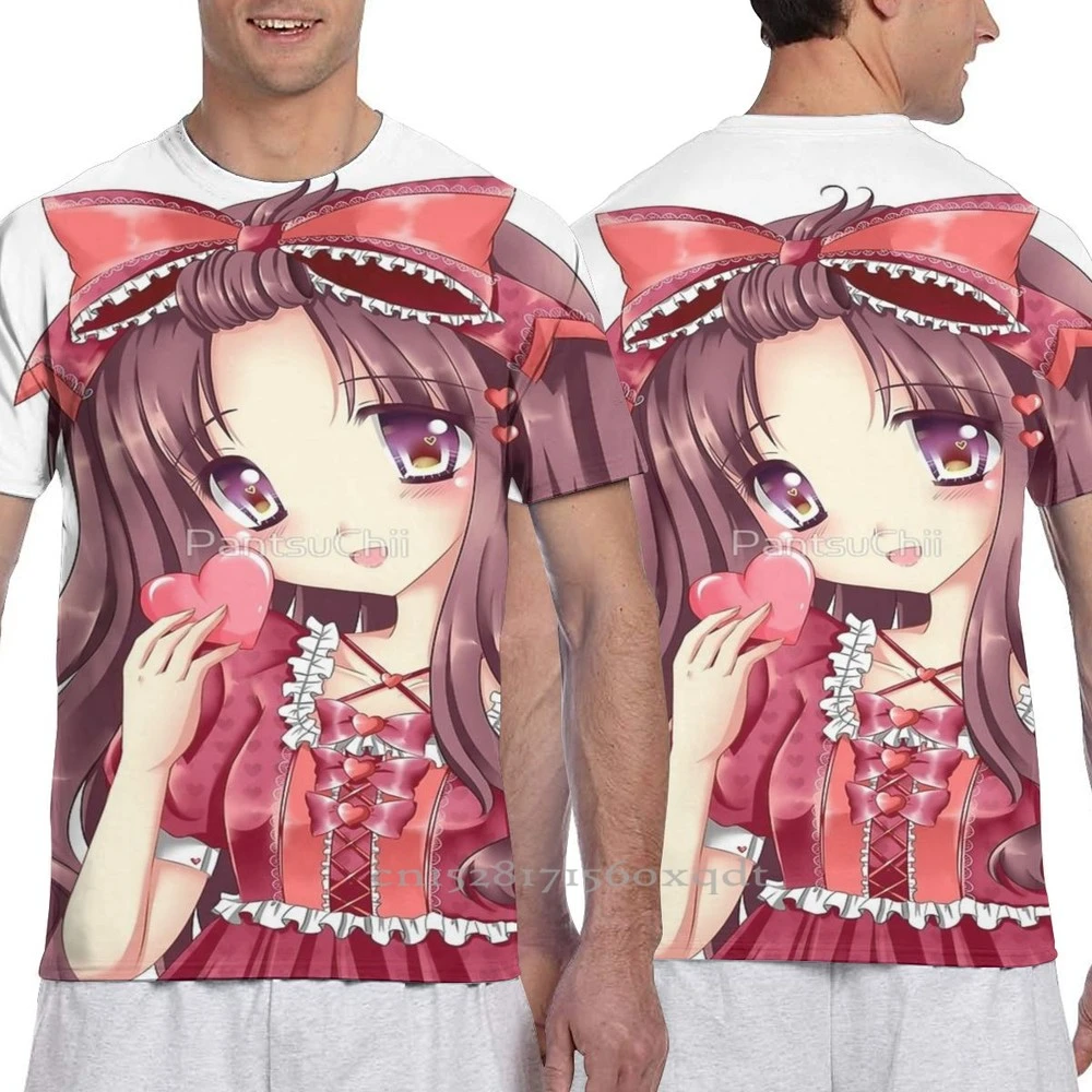 Lolita Mignonne Anime Manga Fille Kawaii Valentine Hommes T Shirt Femmes Mode Fille T Shirt T Shirt Pour Garcon T Shirts A Manches Courtes T Shirt Aliexpress