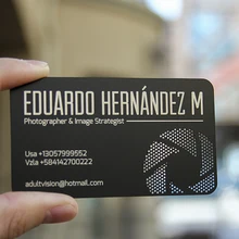 Таможня Печать выдалбливают цвет заполнения гальваническим Матовый Черный Бизнес-металлическая карта