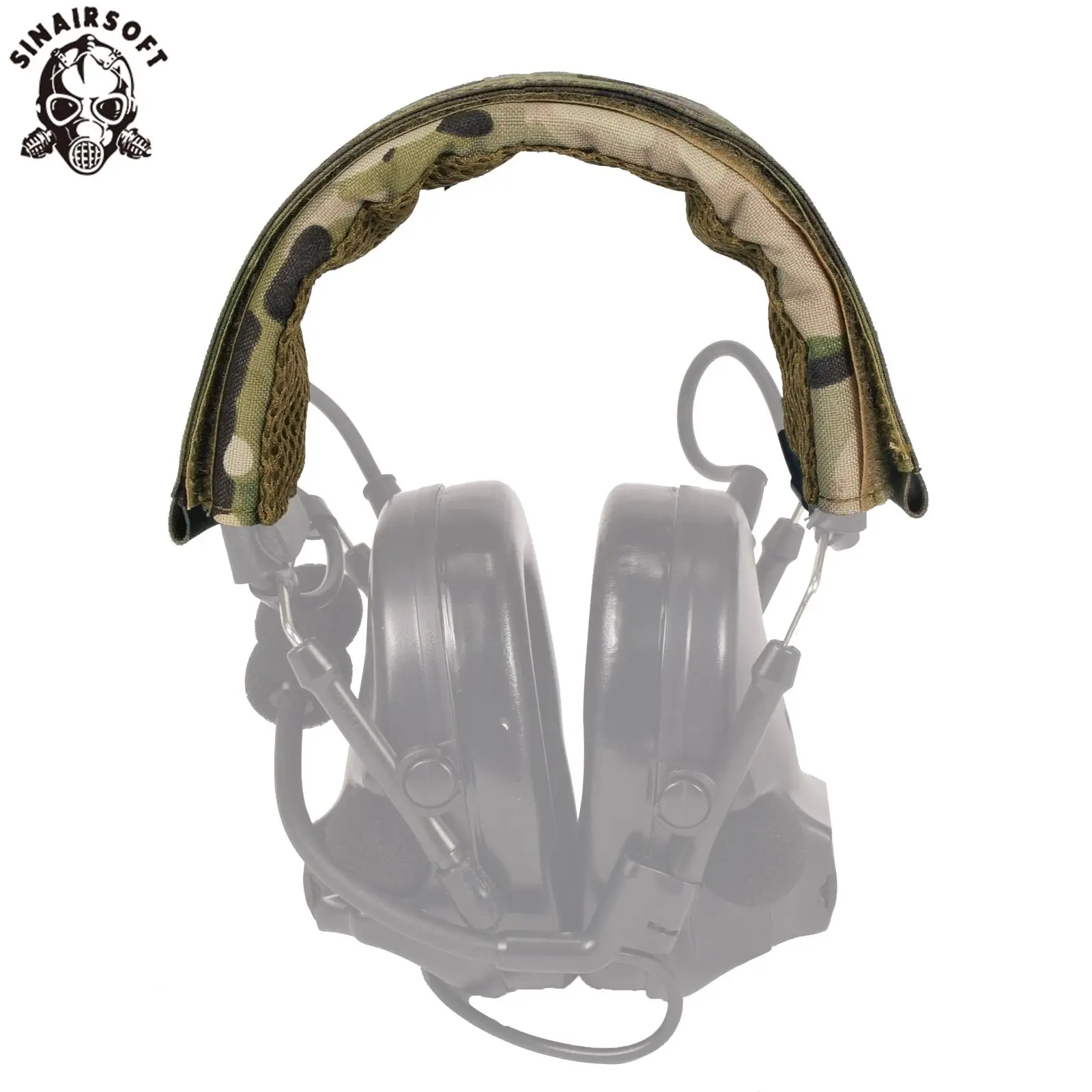 Tactical Headband Headset Cover Outdoor Headphones Modular Coating Military Headphone Cover Earmuffs Microphone Hunting Shooting