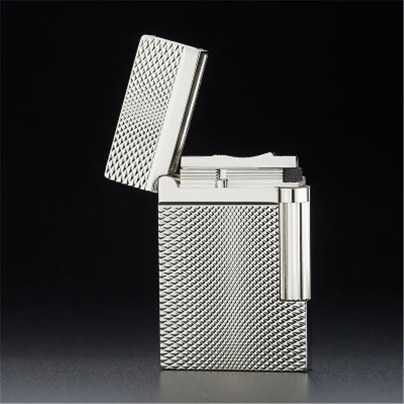 

Bussiness Gas Lighter Compact Jet Butane Engraving Metal Gas PING Bright Sound Cigarette lighter Inflated Gadgets For Men Gifts