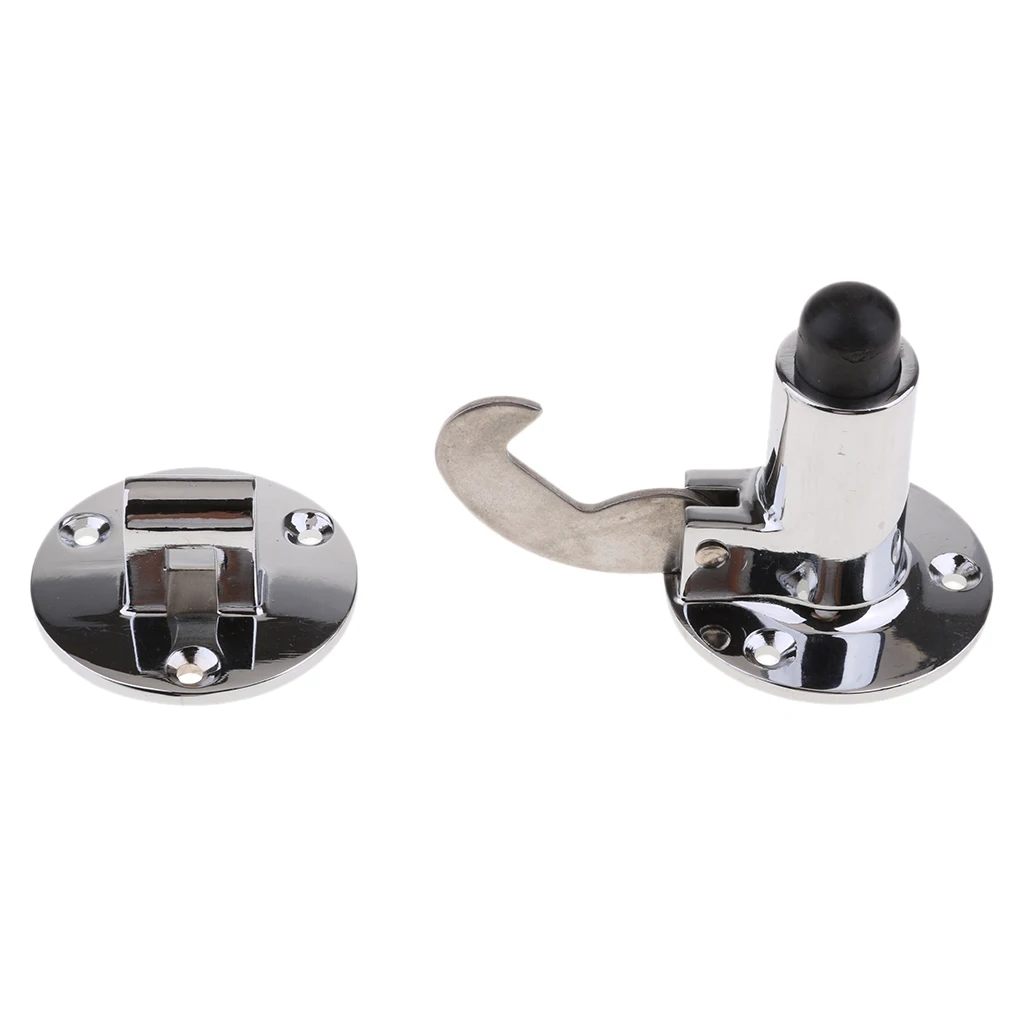 Marine 316 Stainless Steel Self Latching Door Stop ＆ Catch Hardware