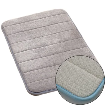 

1pc 50cm*80cm Home Bath Mat Bathroom Carpets Soft Absorbent Memory Foam Bathroom Mat Shower Foam Rug Soft Floor Carpet