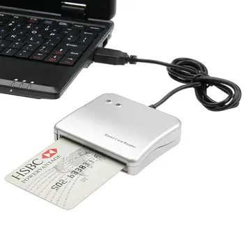 

Easy Comm USB Smart Card Reader IC/ ID card Reader High Quality Dropshipping PC/SC Smart Card Reader for Windows Linux OS