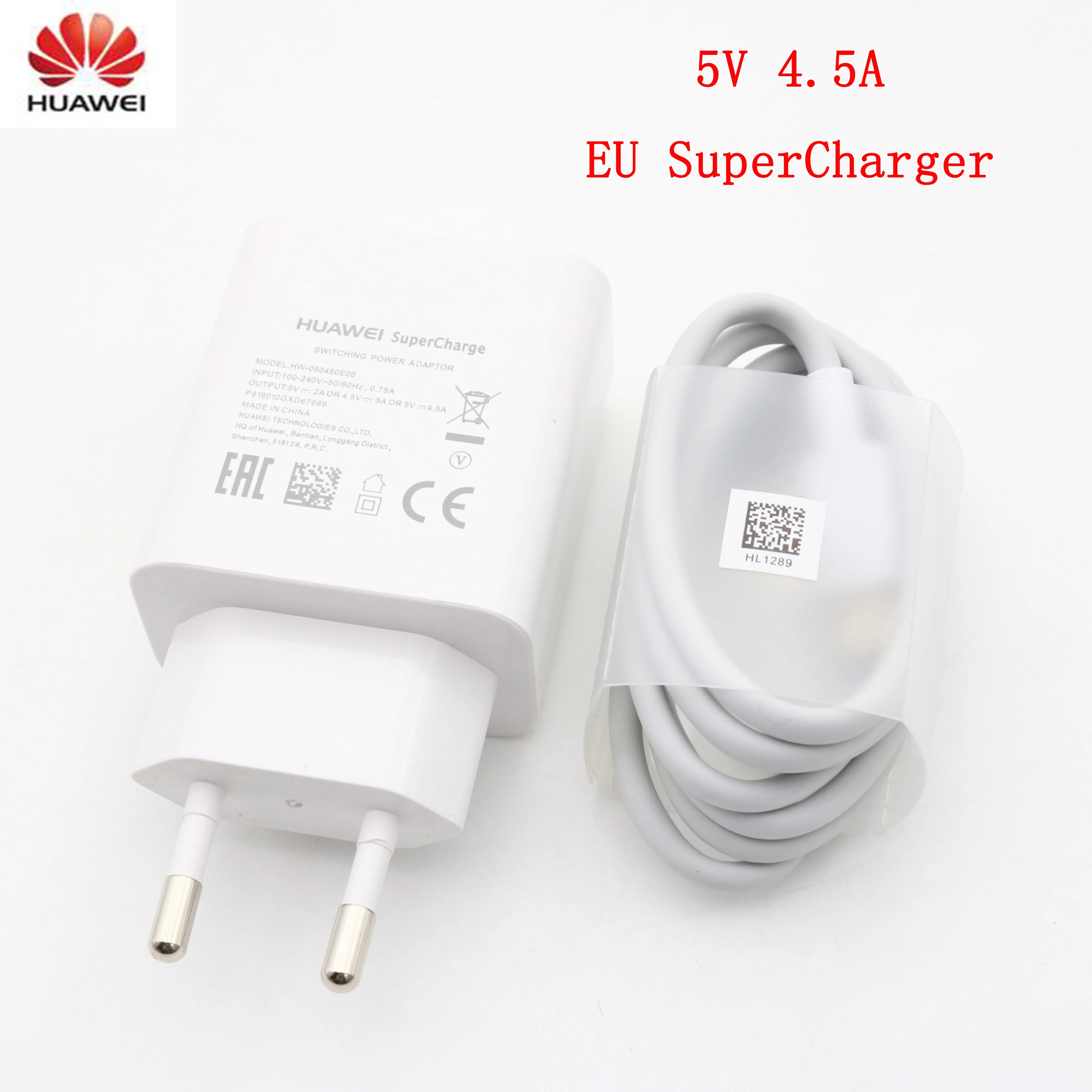 Оригинальное быстрое зарядное устройство для Huawei 4 5 в А с суперзарядным