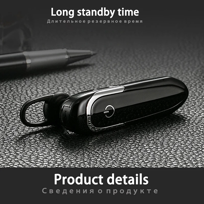 Беспроводные bluetooth-наушники Hands-Free, bluetooth-гарнитура, наушники-вкладыши с микрофоном, чехол для наушников для телефона, ПК
