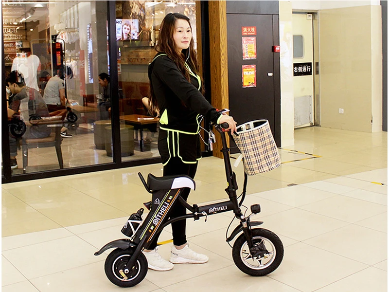 12 Inch Lightweight Electric Scooter 2 Wheels Electric Scooters 500W Mini Foldable Electric Bikes Adults With Anti-theft System (15)