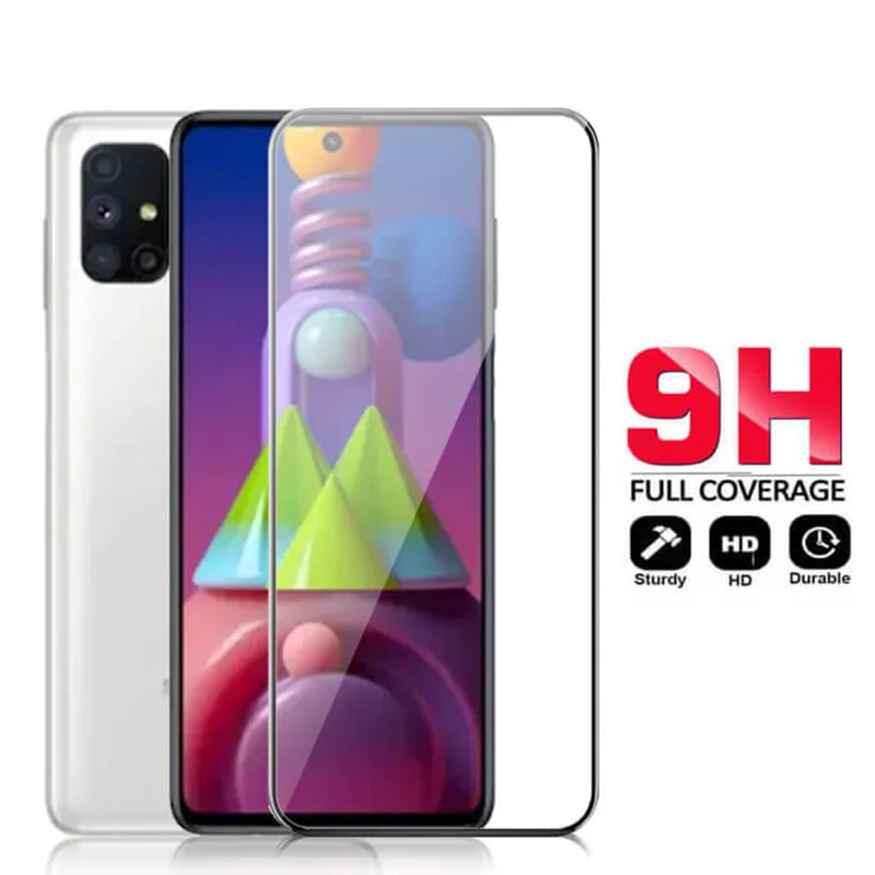 Ультратонкое полное покрытие Samsun M51 стекло для Samsung Galaxy Защитное Samsang M 51 SM M515F