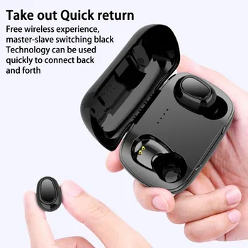 

l21 tws Wireless Bluetooth Earphone Wireless Earphones Bluetooth 5.0 Earphones Earbuds 9D with Microphone For smartphone