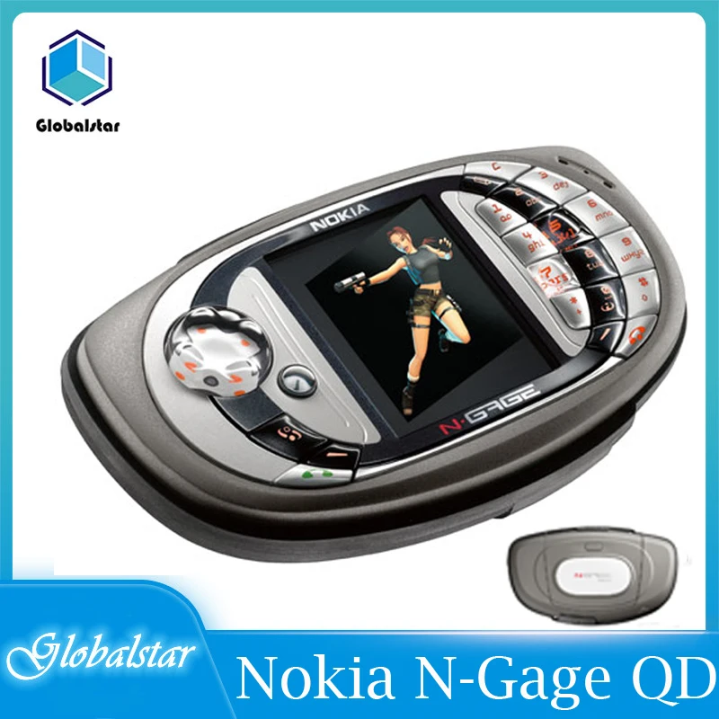Nokia-teléfono móvil Nokia n-gage QD reacondicionado, original, QD, desbloqueado, juego QD, bluetooth, multilingüe, rápido