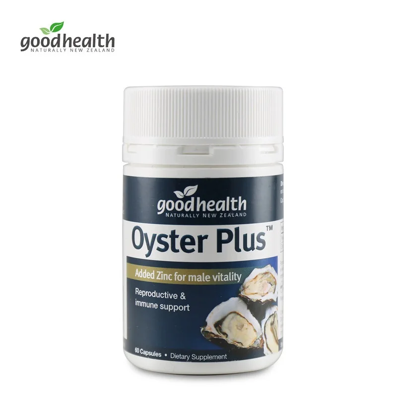 NewZealand GoodHealth Oyster Plus Marine Supplement 60Caps for Men Health Vitality Immune Support Reproductive Health Wellbeing 5
