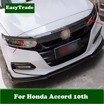 

Car Accessories For Honda Accord 10th Accessories ABS Front Bumper Hood Lip Front Grille Decoration Strip Car Stylling 3PCS