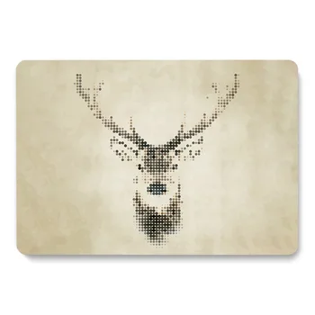 

Elk Panda Lion Bear Animal Hive Pattern Laptop Case For Apple MacBook Retina Air 11 12 13.3 New Pro 15.4 16 inch Cover shell